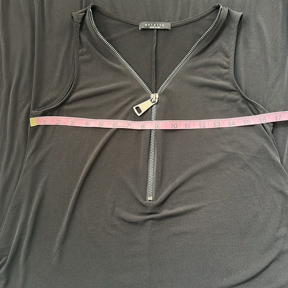 Ariella Women’s Black Stretch Minimalist Sleeveless Whimsigoth Maxi‎ Dress L - Picture 5 of 7